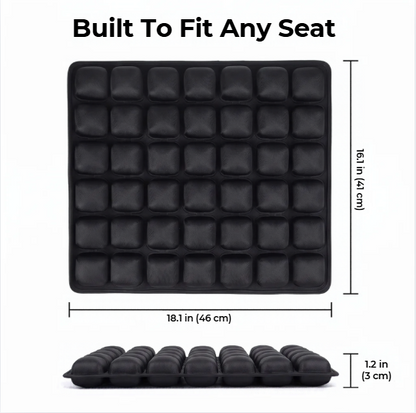 PressureSpread - Inflatable Seat Cushion + FREE Storage Bag