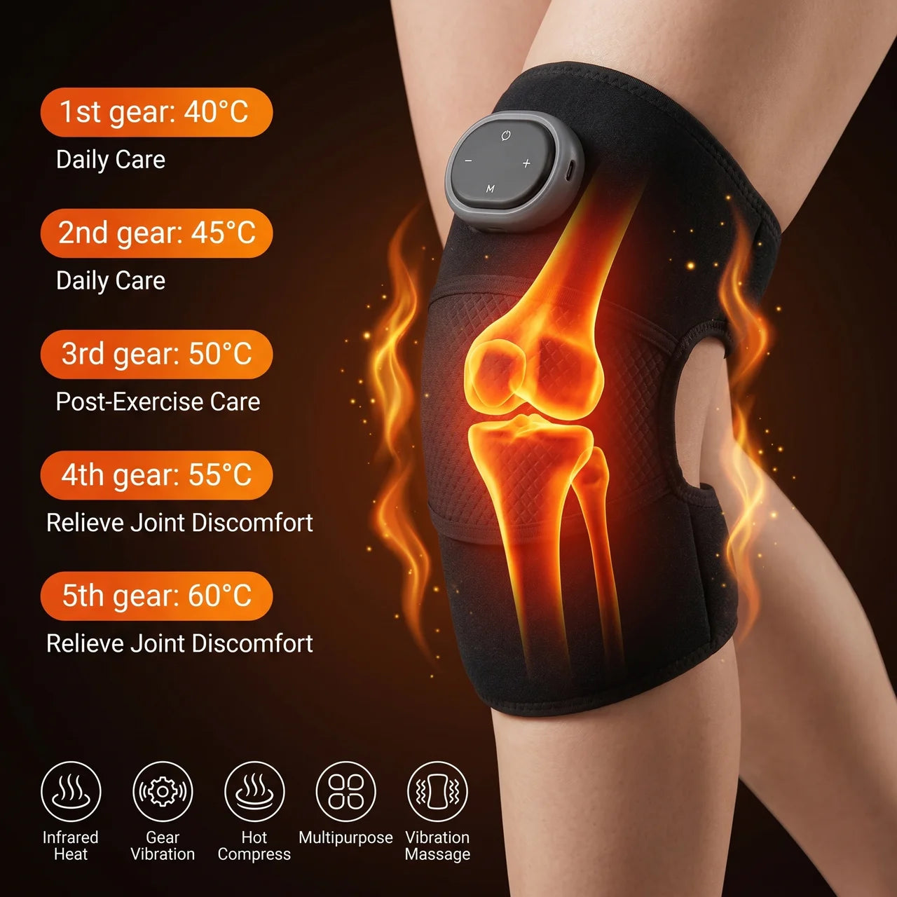 KneeRevive - Heated Knee Massager